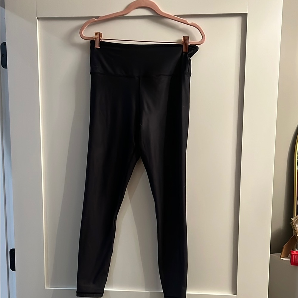 ZYIA Black Leggings Stretchy Moisture-Wicking Design